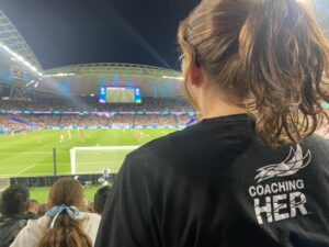 Dr. Sarah Zipp at the 2023 FIFA Women's World Cup in Australia